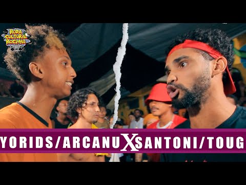 (FOI CARREGADO 😂) YORI DS e ARCANU x SANTONI e TOUG - SEMI - Roda Cultural Rocinha: 132ª EDIÇÃO