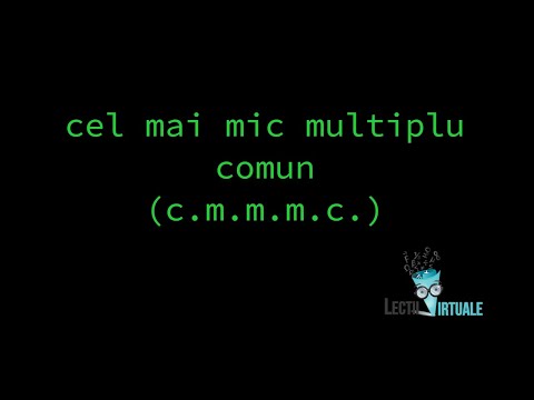 Cel mai mic multiplu comun (c.m.m.m.c) - Probleme rezolvate
