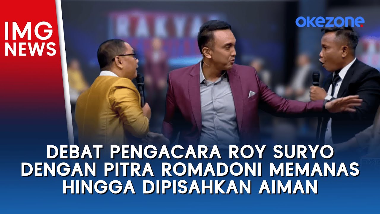 Debat Pengacara Roy Suryo Vs Pitra Romadoni Memanas Hingga Dipisahkan Aiman | Rakyat Bersuara Thumbnail