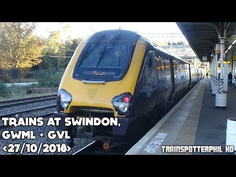 Trains At Swindon, GWML + GVL (27/10/2018)
