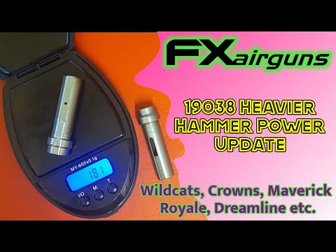FX Airguns Heavier Hammer Upgrade - Maverick, Crown, Wildcat, Dreamline etc.