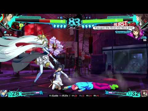 Persona 4A Ultimax~ Tohru Adachi (riffle 2) vs.  Rise  Kujikawa (Re rondo) HD