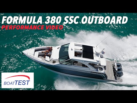 Formula 380 SSC Outboard (2021) - Test Video by BoatTEST.com