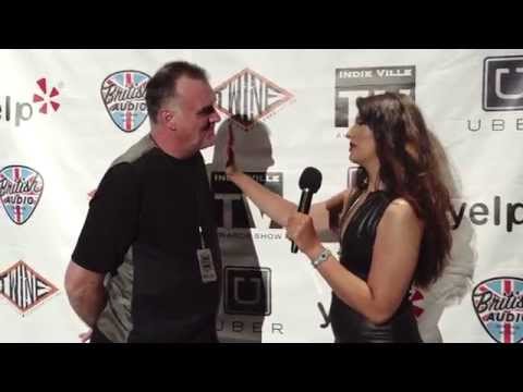 2015 Indie Ville TV Awards presenter B. Alan Ladd