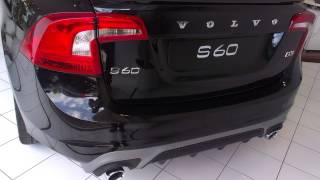 preview picture of video 'Volvo S60 D3 R-Design Black at Truro Motor Company'