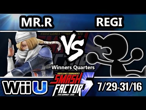 SF5 Smash 4 - Mr. R (Sheik) Vs. SF | Regi (G&W) SSB4 Winners Quarters