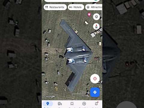 Found a B2 Bomber #B2Spirit #Bomber #USA #Milatary #GoogleMaps #Plane #Stealth #B2Bomber #Army