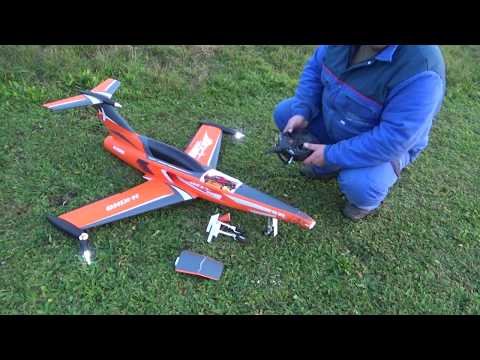 H-King SkySword 1200mm Orange 90mm EDF Jet (PNF) CRASH