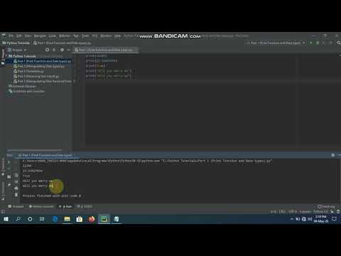 Python Basics Part 1 Print Function And Data Types