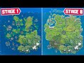All Water Drop Levels In Fortnite Chapter 2 Season 3 Stage 1 To Stage 8 Map Evolution Season 13