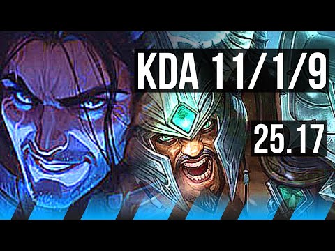 SYLAS vs TRYNDAMERE (MID) | Legendary | KR Diamond | 25.17