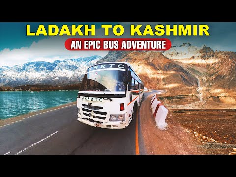 LEH NACH SRINAGAR über Kargil, Drass und Zojila Pass – JKRTC-Busfahrt | Himbus
