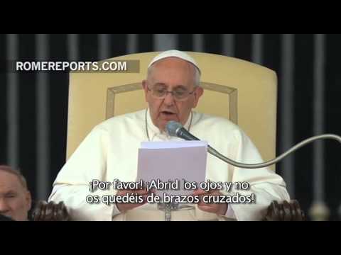 El Papa y una fuerte crítica al desempleo por la crisis