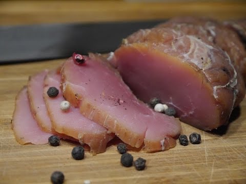 Kaltgeräuchertes Schweinefilet aus dem UDS