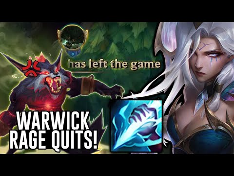 My Morgana Jungle Makes Enemy Warwick Rage Quit!
