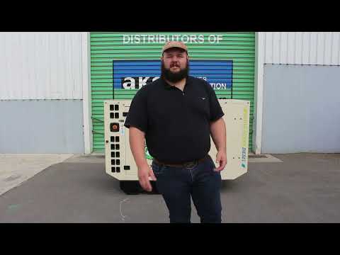 Power Systems Australia - NEW DIESEL GENERATOR 30 KVA AKSA JOHN DEERE YEAR 2018 OLD STOCK CLEARANCE