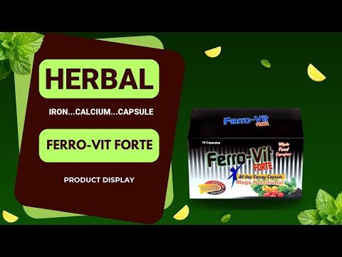 Ferro Vit Forte Energy Capsule,, Packaging type: Box