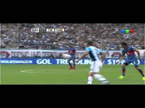 Gol de Sebastián Rincón - Racing Club 1 Vs 1 Tigre - Fecha 9 - Liga Argentina