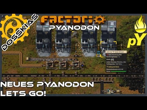Factorio Pyanodon | Tag 1 | Livestream 08.06.2025
