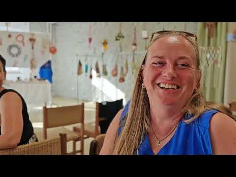 Makramé szakkör kiállítás - Tés