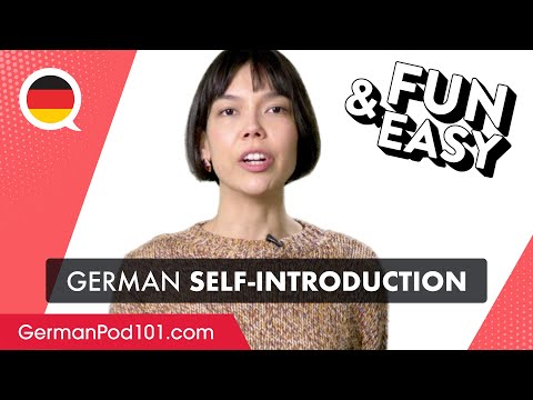 Self-Introduction Like a German Native
