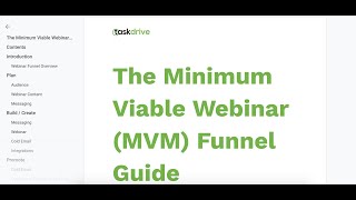 Creating A Webinar Funnel From Scratch
