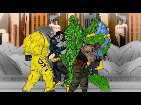 Hulk vs Abomination part 4 final and vs bane colossus cyclops juggernaut 