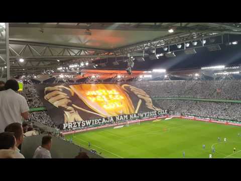 Druga oprawa kibiców Legii Warszawa. Mecz Legia - Lech 17.05 2017