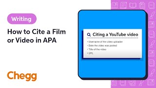 How to Cite a Film or Video in APA | Chegg