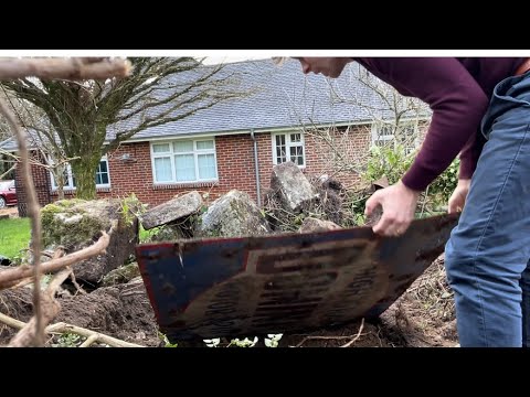 Hidden enamel treasure in the flower bed!!