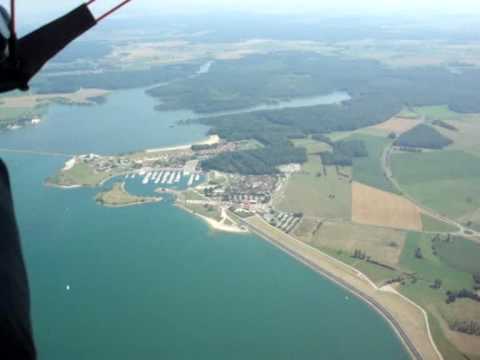 VOL ULM - LAC DU DER - LAC AMANCE - BRIENNE LE CHATEAU