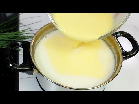 Pouring Egg Into Boiling Milk: A Game-Changer for Homemade Cheese!