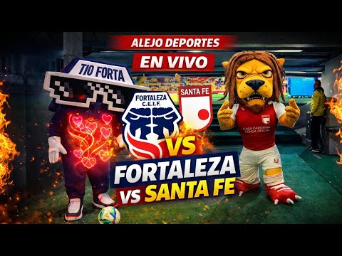 🔴 EN VIVO: Fortaleza vs Santa Fe | Liga BetPlay 2026 | Duelo Oliveros vs Repetto