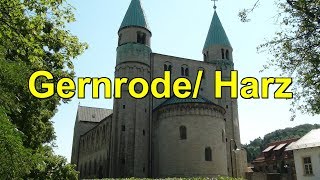 preview picture of video 'Gernrode/Harz bekannt f. Stiftskirche u. grosse  Kuckucksuhr *Kuckucksuhrenmuseum*Sachsen-Anhalt'