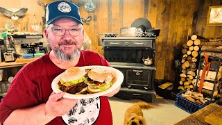 Moose Burgers & Cast Iron Seasoning