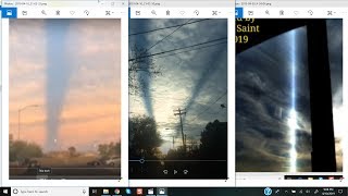 Project Blue Beam/Strange Black Sky Streaks/Glitch In The Matrix/planet x news 24