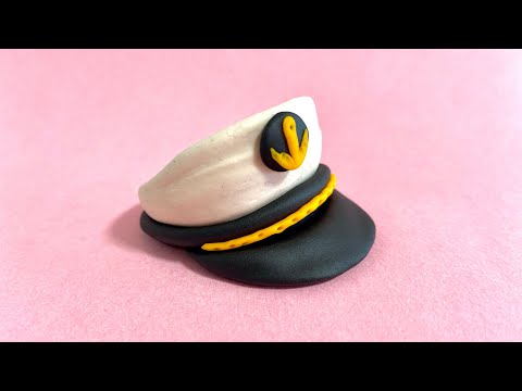 ❤️ Clay with me - how to make a sailor’s hat/ play doh model craft tutorial easy