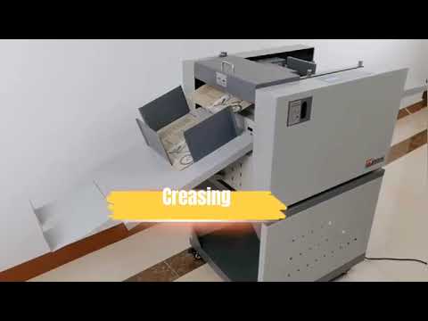 Automatic air feeding digital paper creasing perforating machine