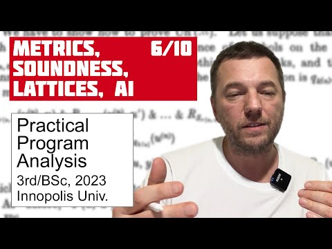 PPA 6/10: Ingredients of Program Analysis [program analysis crash course]