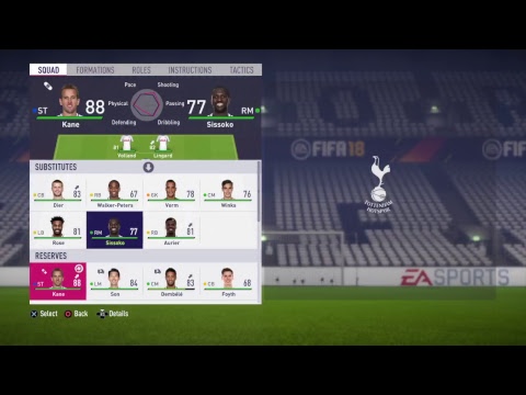 Fifa 18 career mode: Spurs