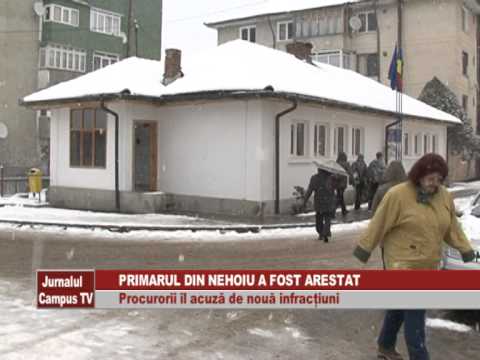 PRIMARUL DIN NEHOIU A FOST ARESTAT
