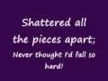 Broken by Leona Lewis lyrics.