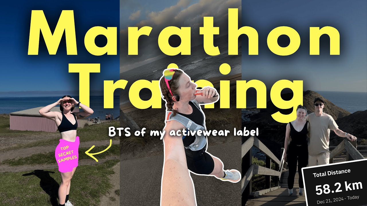 MARATHON PREP | 22km long run & BTS of my activewear label