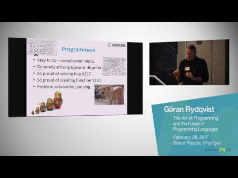 Göran Rydqvist: The Art of Programming and the Future of Programming Languages (February 28, 2017)