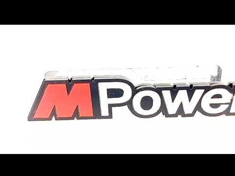 Emblem for BMW M Power:BMW M Power Emblem – Radiator Grill, Fender & Trunk