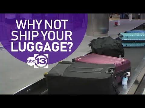 Ship your luggage to save money and hassle