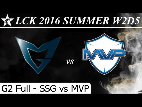 SSG vs MVP Game 2 Full + Total Damage - LCK Summer 2016 W2D4M7 Samsung Galaxy vs MVP