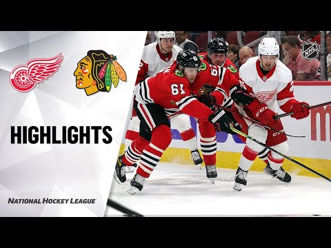 Red Wings @ Blackhawks 9/29/21 | NHL Highlights