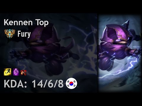 Kennen Top vs Rumble - Fury - KR Challenger Patch 7.6