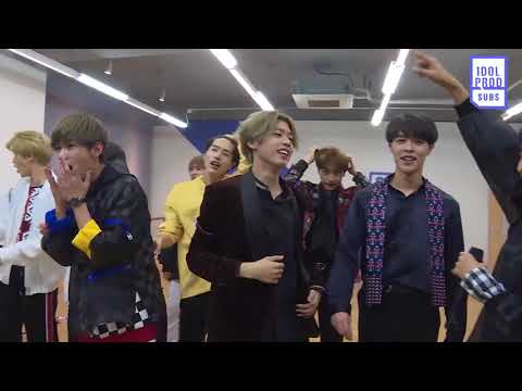 [ENG] Idol Producer EP6 Behind the Scenes: Trainees get hyped on Lunar New Year's eve recording